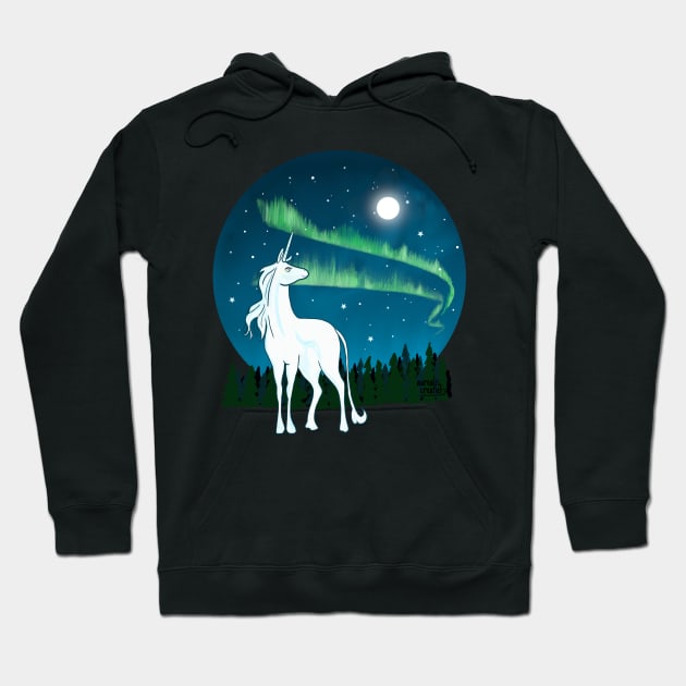 Seeing the Northern lights Hoodie by Aurealis